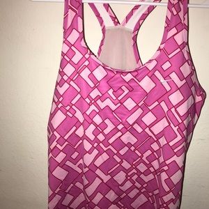 Pink nike workout top XL